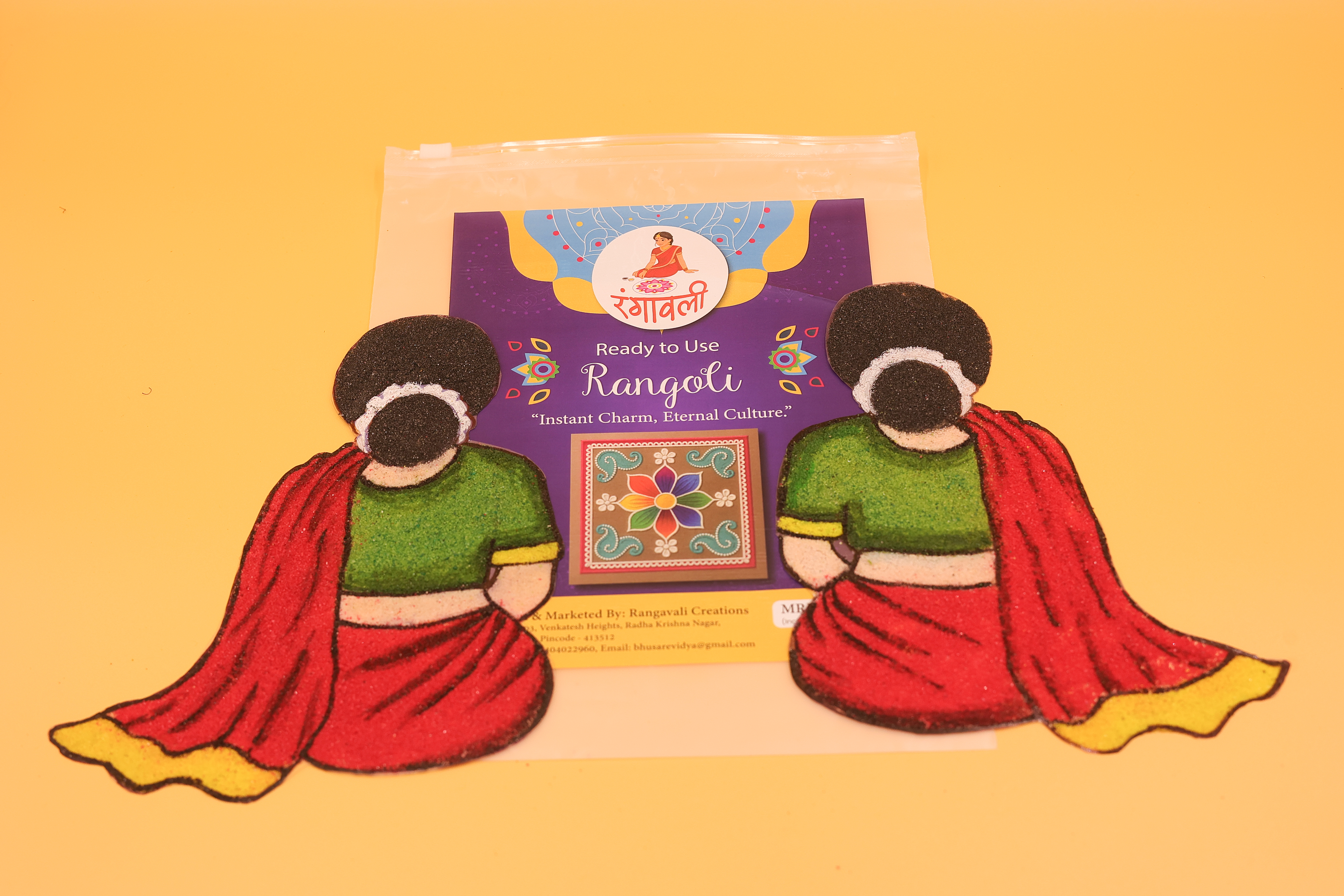 Ready-Made Rangoli | Traditional Decorative Rangoli | Festive & Pooja Home Décor