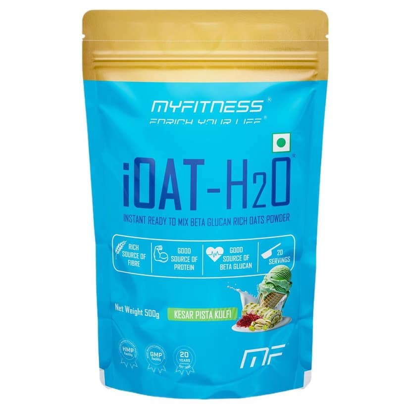 Myfitness iOat H2O | Instant Ready To Mix Beta Glucan Rich Flavoured Oats Powder | Myfitness Oats Breakfast Cereals