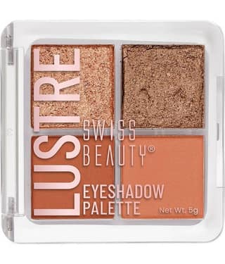 Swiss Beauty Lustre Eyeshadow Palette, 5g (Pack of 1)
