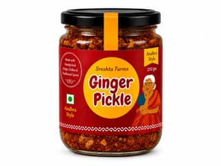 Sreshta Farms Ginger Pickle 250gm