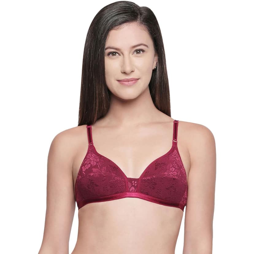 Bodycare Cotton Lightly Padded Non wired Tshirt Bra-Pack of 3 view 2