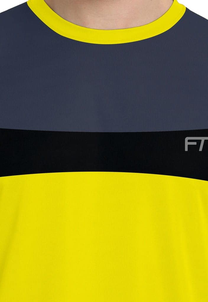 FTX Men Drifit Colorblock Half Sleeve Tshirt view 3