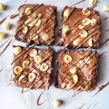 hazelnut brownie