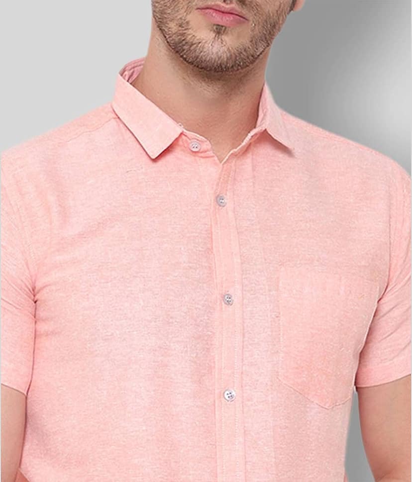Latest Chikan - Green Cotton Blend Regular Fit Men's Casual Shirt (Pack of 1) view 2