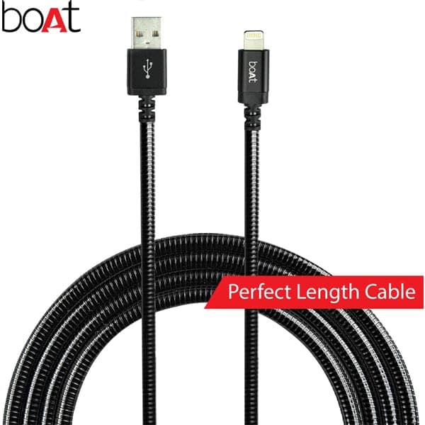 boAt USB A To Lighting Cable 1 M view 2
