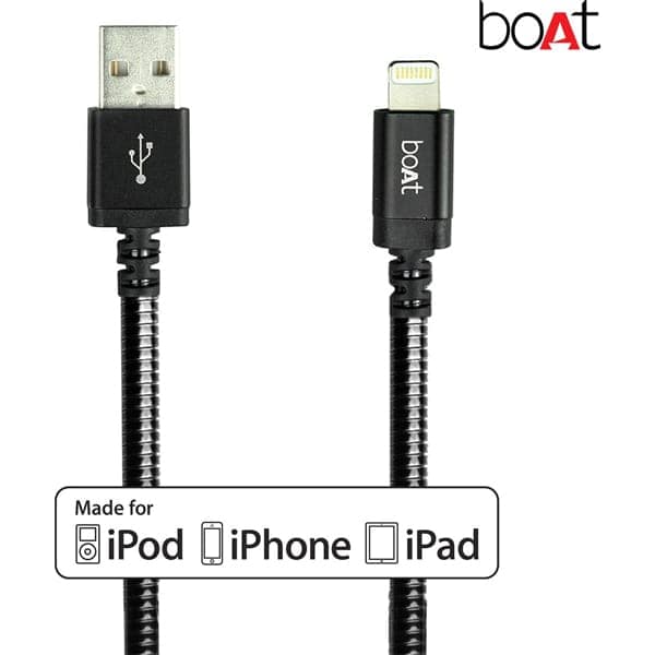 boAt USB A To Lighting Cable 1 M view 3