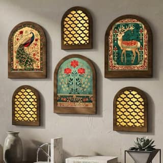 Decoration Items | Traditional Wall Decor Items for Living Room | Mirror Wall Hanging | Home Decor Items for