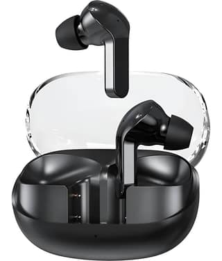 VEhop G2 Transparent Bluetooth True Wireless (TWS) In Ear 24 Hours Playback Powerfull bass,Fast charging IPX4(Splash & Sweat Proof) Black