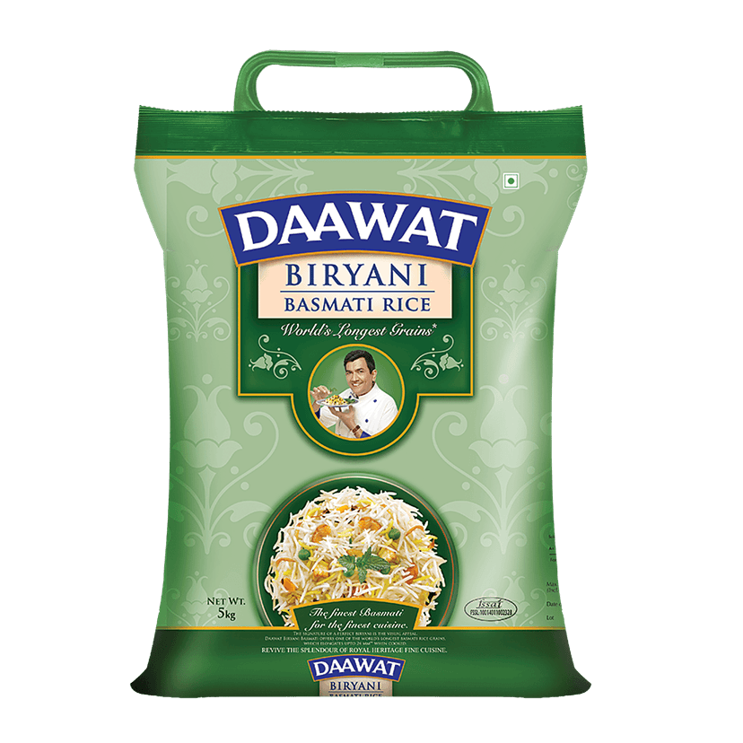 Daawat Basmati Rice/Basmati Akki - Biryani, 1 Kg Pouch view 2
