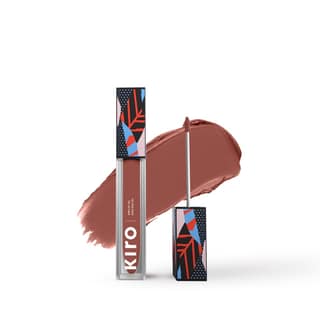 Kiro Non-Stop Airy Matte Liquid Lipstick - Barely Brown (Muted Brown), 5ml | Super-Pigmented, Long-Lasting, hydrating | Waterproof, Smudge-Proof, Lightweight | Infused with Avocado & Apricot Oil Kiro Non-Stop Airy Matte Liquid Lipstick - Barely Brown (Mu