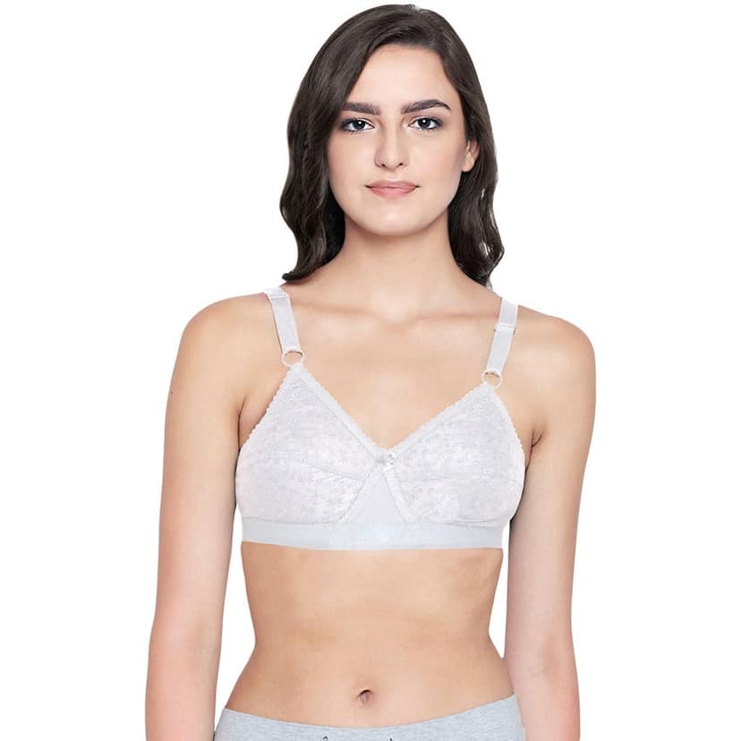 Bodycare Women Cotton Full Coverage Non Padded Regular Bra Pack - 2 E5586WS(D) view 3