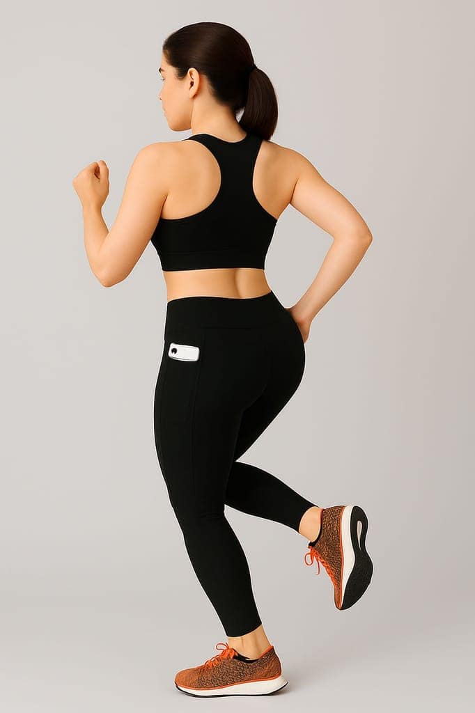 Modern Women’s All-Purpose Sports Tights | Suitable for Gym Wear, Yoga, Running, Fitness Training, Workout & Playing Sports | Premium Lycra Fabric view 4