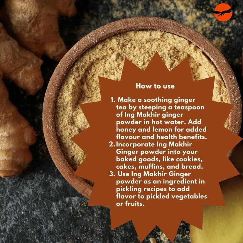 Nilgiri Marten Ing Makhir Ginger (Adrak Powder), 1.97% Gingerol, Meghalaya view 4