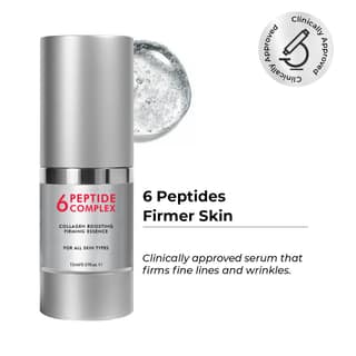 Conscious Chemist 6 Peptide Anti Aging Face Serum, Firming & Wrinkle Repair - 15ml