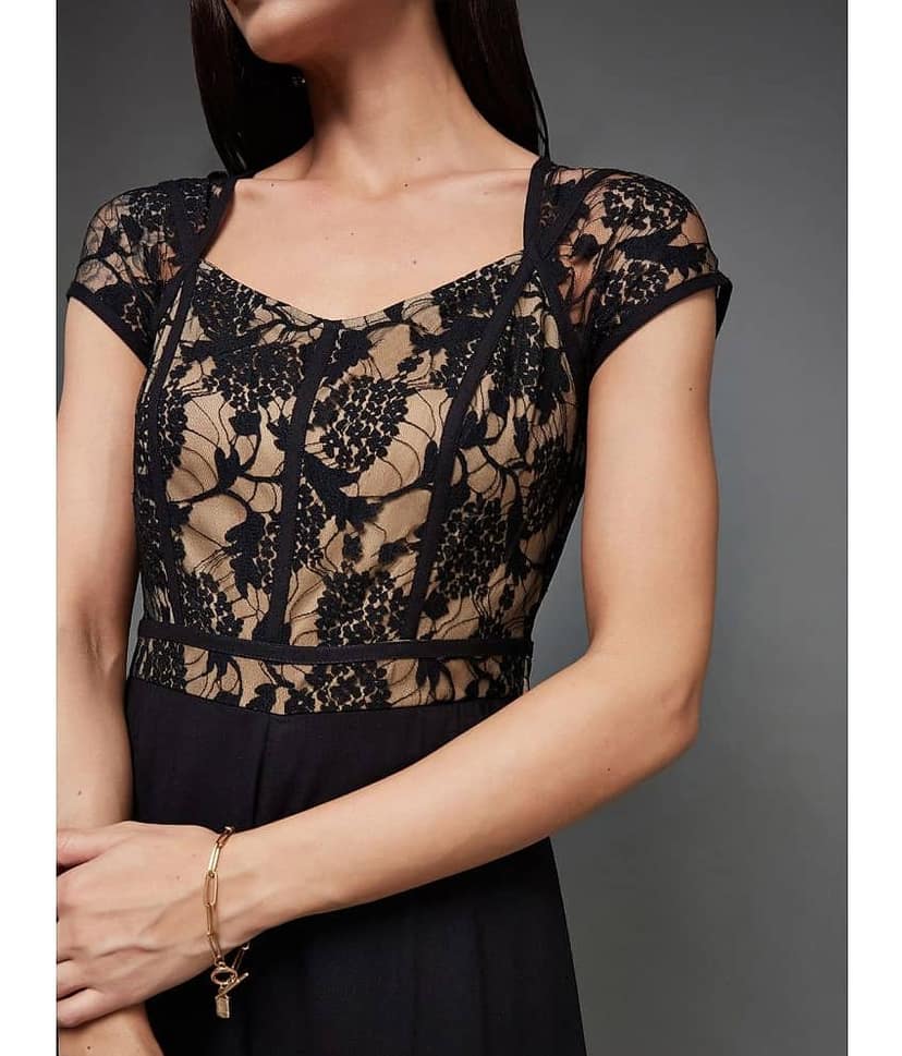 Miss Chase Black Rayon Regular Fit Women's Jumpsuit ( Pack of 1 ) view 2