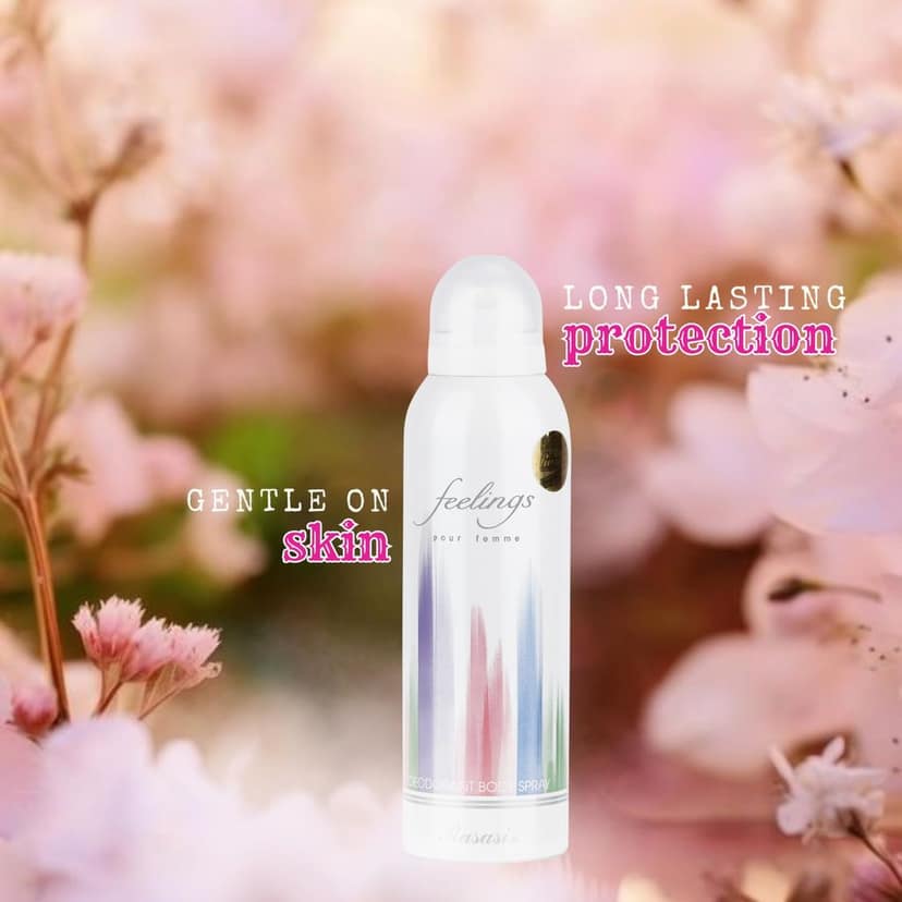 I Feelings Deodorant For Women - 200ml | Deodorant Body Spray | Skin Friendly Deo | Body Spray For Women | Long Lasting Body Spray | Odour Protection view 3