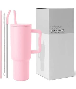 RAMDEV ENTERPRISE Tumbler with Handle and Straw Lid. Multicolor Stainless Steel Sipper Water Bottle 1200 mL ( Set of 1 )