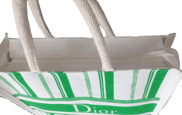 NuVogue: Sturdy Stylish and Sustainable, Biodegradable Bags for Eco-Conscious Fashionistas - 13x15x5 inches view 2