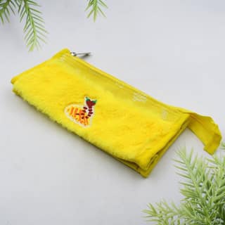 Smart Double Pocket Zipper Pouch – Multipurpose, Washable Stationery Organizer for School & Travel (2-Pocket)