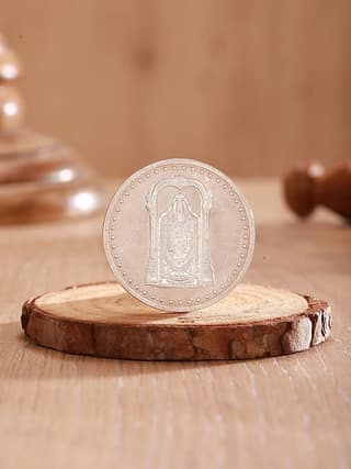 Tirupati Balaji 10 gram 999 Round Silver Coin