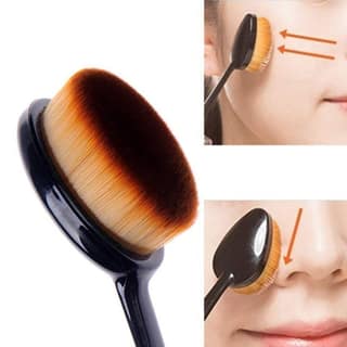 Elecsera Make Up Foundation Powder Concealer Oval Blending Brush (Pack of 1)