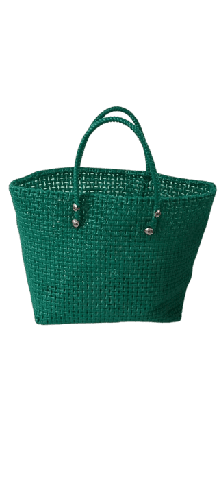 Hand Woven green bag