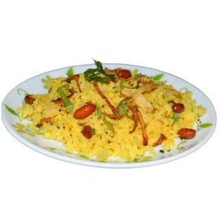 Poha With Kadhi