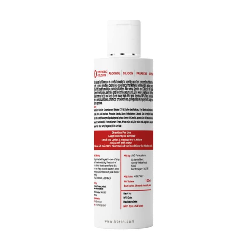 Ktein Natural Plant Derived Curl Shampoo_2 view 2