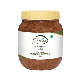 Sajeevan Natural Jaggery Powder – Tea Gud Powder | Pure & Unrefined Gud from Sugarcane Juice | Chemical-Free, Nutrient-Rich Sweetener for Tea, Indian Sweets & Daily Cooking | 400g Hygienic Pack