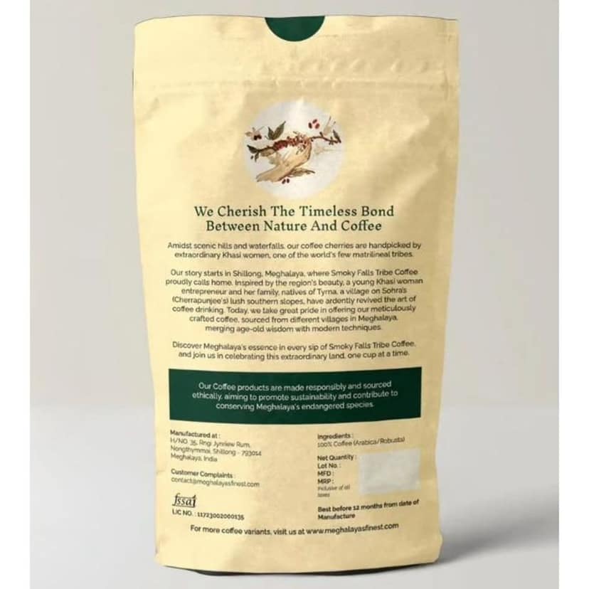 MEDIUM ROASTED COFFEE GROUNDS - 100 gm - 100 gm view 2