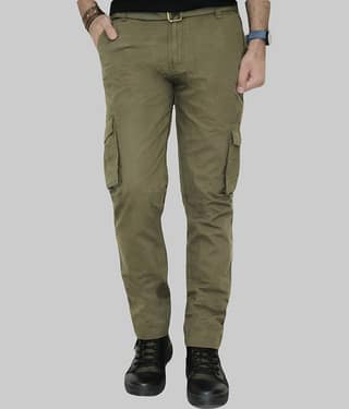 HYMEN LEGIONS Regular Flat Men's Cargos - Off White ( Pack of 1 )