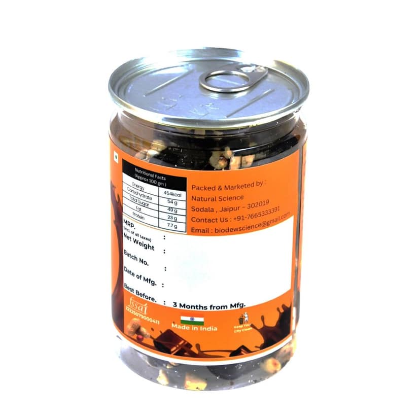 FIDVOJO Choco Peanut Dates - No Added Sugar Dark Chocolate Coated Stuffed Dates with Crunchy Peanut Butter & Roasted Peanut Chunks | High Protein Vegan Healthy Snack & Energy Bites (250g) view 2