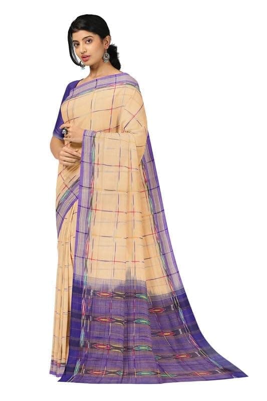 APCO Handloom (A Andhra Pradesh Govt Emporium)- Women's Traditional Pure Handloom Dulla Cotton Saree | DCS0003 view 2