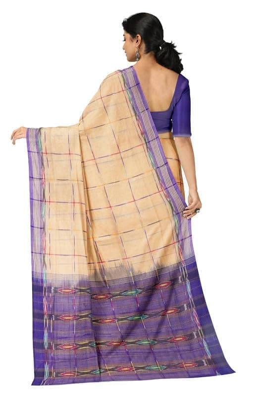 APCO Handloom (A Andhra Pradesh Govt Emporium)- Women's Traditional Pure Handloom Dulla Cotton Saree | DCS0003 view 3