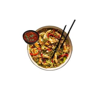 Chicken Korean Noodles with Gravy Full