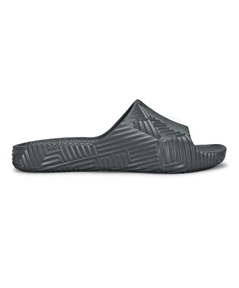 Paragon EVK10924G Men's Waterproof Grey Sliders with Comfortable Anti-Skid Sole view 2