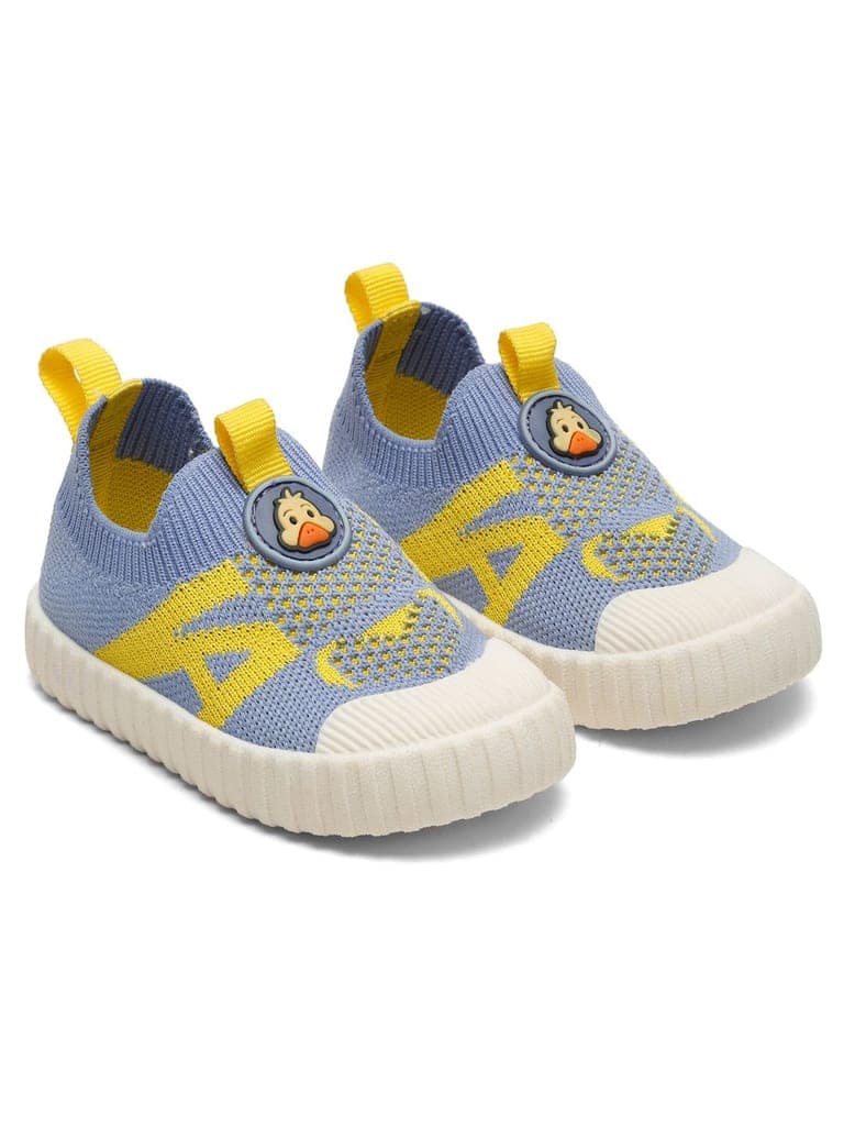 Ducky Toddlers' First Step Shoes - Sky Blue & Yellow (Unisex) view 3