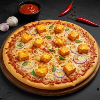 Peri Peri Paneer Pizza