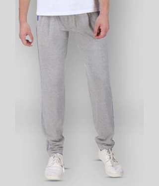 Neo Garments - Grey Melange Hosiery Men's Trackpants ( Pack of 1 )