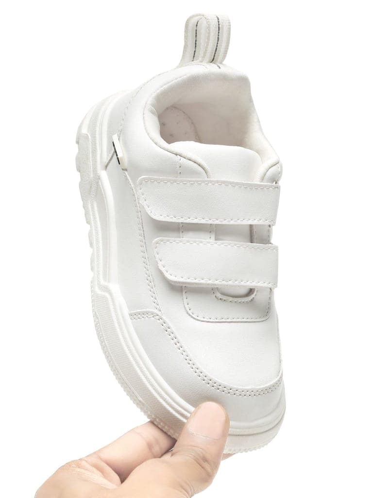 SuperKool Comfortable & LightWeight Lace-Free Sneakers - White (Unisex) view 10