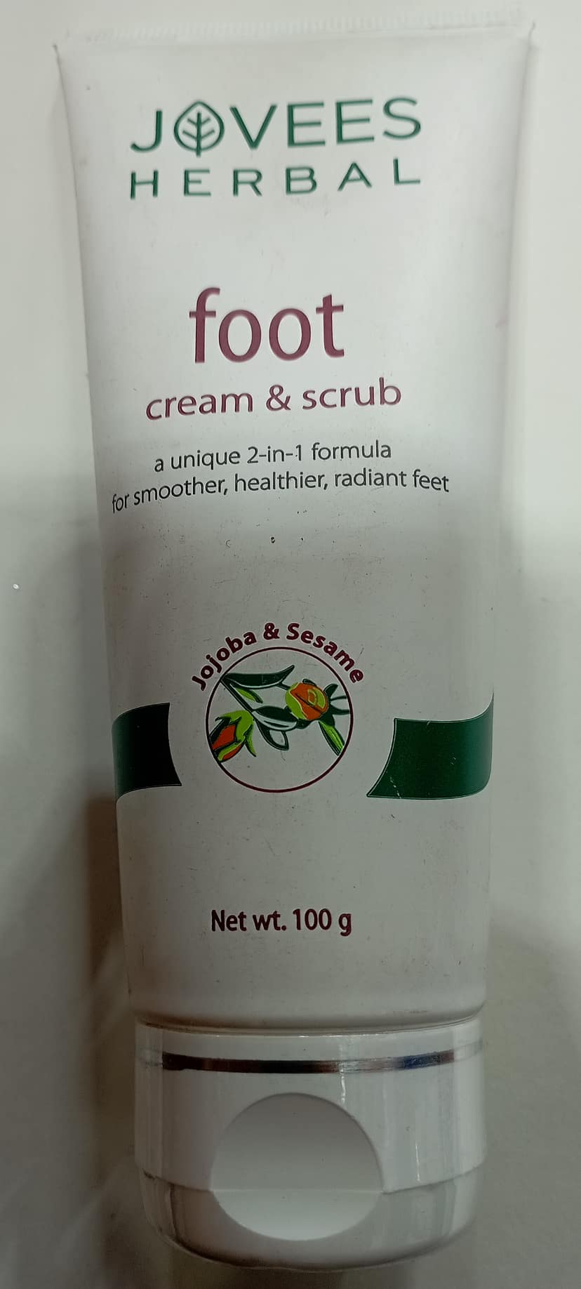 Jovees herbal foot cream & scrub 100 g