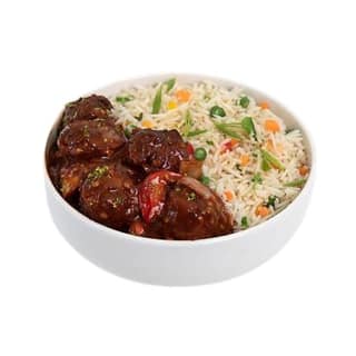 Veg Manchurian Rice Full