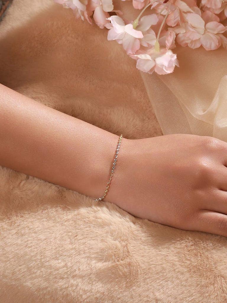 925 Sterling Rhodium Plated Designer Italian Finish wraparound Adjustable Bracelet view 2