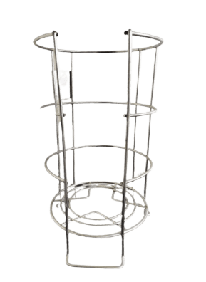 Rahul Professionals Fire Extinguisher Stand for 6 Kg, 4 Kg, White Color (Pack of 1)