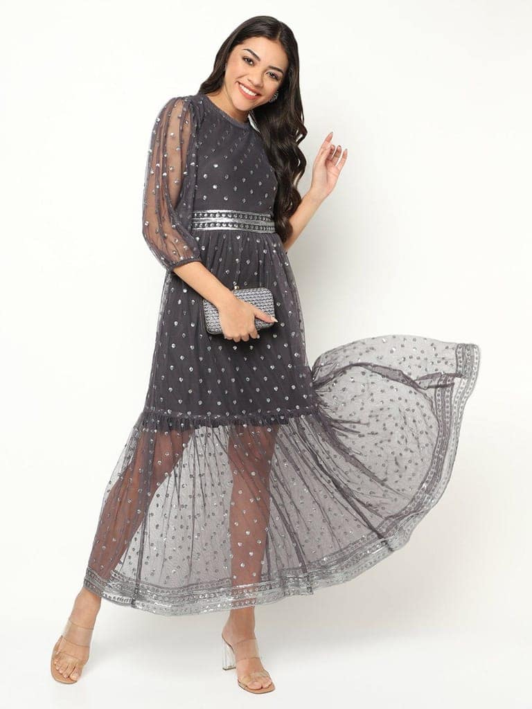 Antique Marine Dress view 4