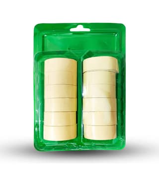 "Double Sided Foam Dispenser Double Side 0.60 mt (Manual) (Set of 12, White) " - Yellow Double Sided Foam Tape ( Pack of 12 )