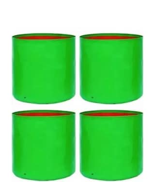 HK Balloons Green Plastic Plant Bag ( Pack of 4 )