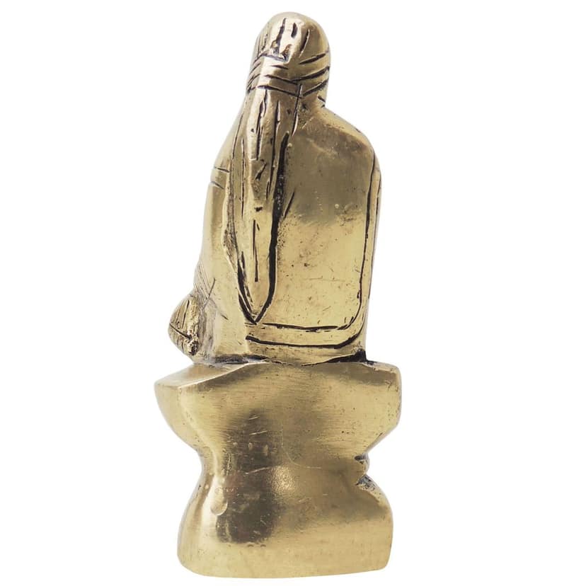 Brass Showpiece Sai Baba Statue (BSMAS039 A) view 3