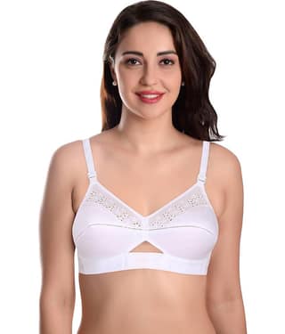 Featherline Cotton Non Padded Women's Everyday Bra ( White ) SONNET COTTON