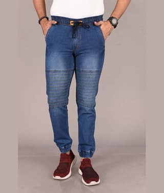 Aflash Slim Fit Jogger Men's Jeans - Light Blue ( Pack of 1 )